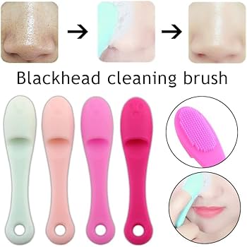 Buy 5 Piece Silicone Face Cleaner & Blackhead Remover Brush – Deep Pore Cleansing & Gentle Exfoliation | ChicTees.pk
